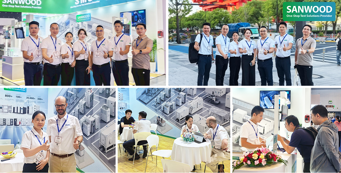 Shanghai Automotive Testing Expo | Sanwood Technology Takes You Straight to the Exhibition Floor