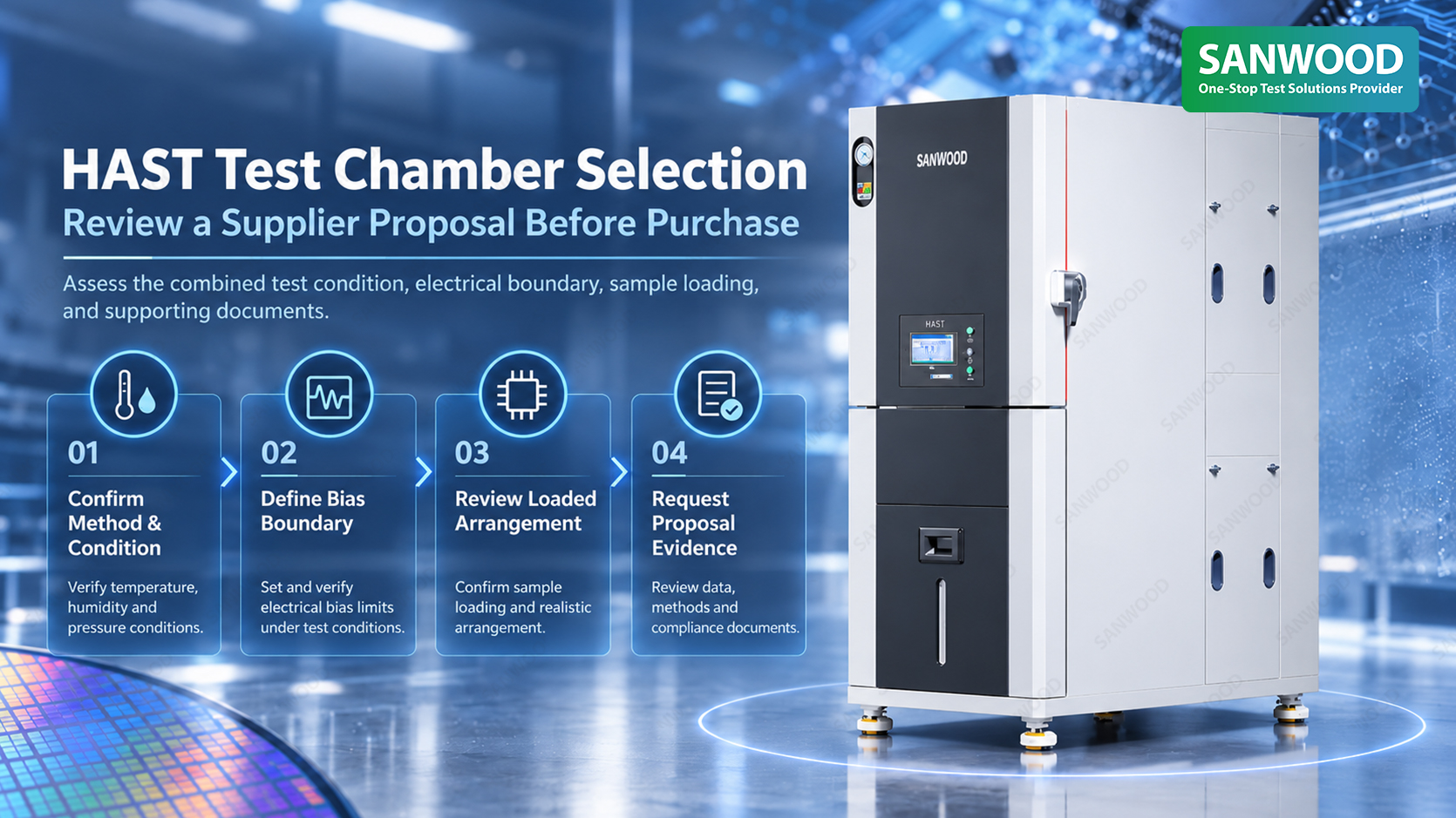 HAST Test Chamber Selection: Review the Proposal and Evidence