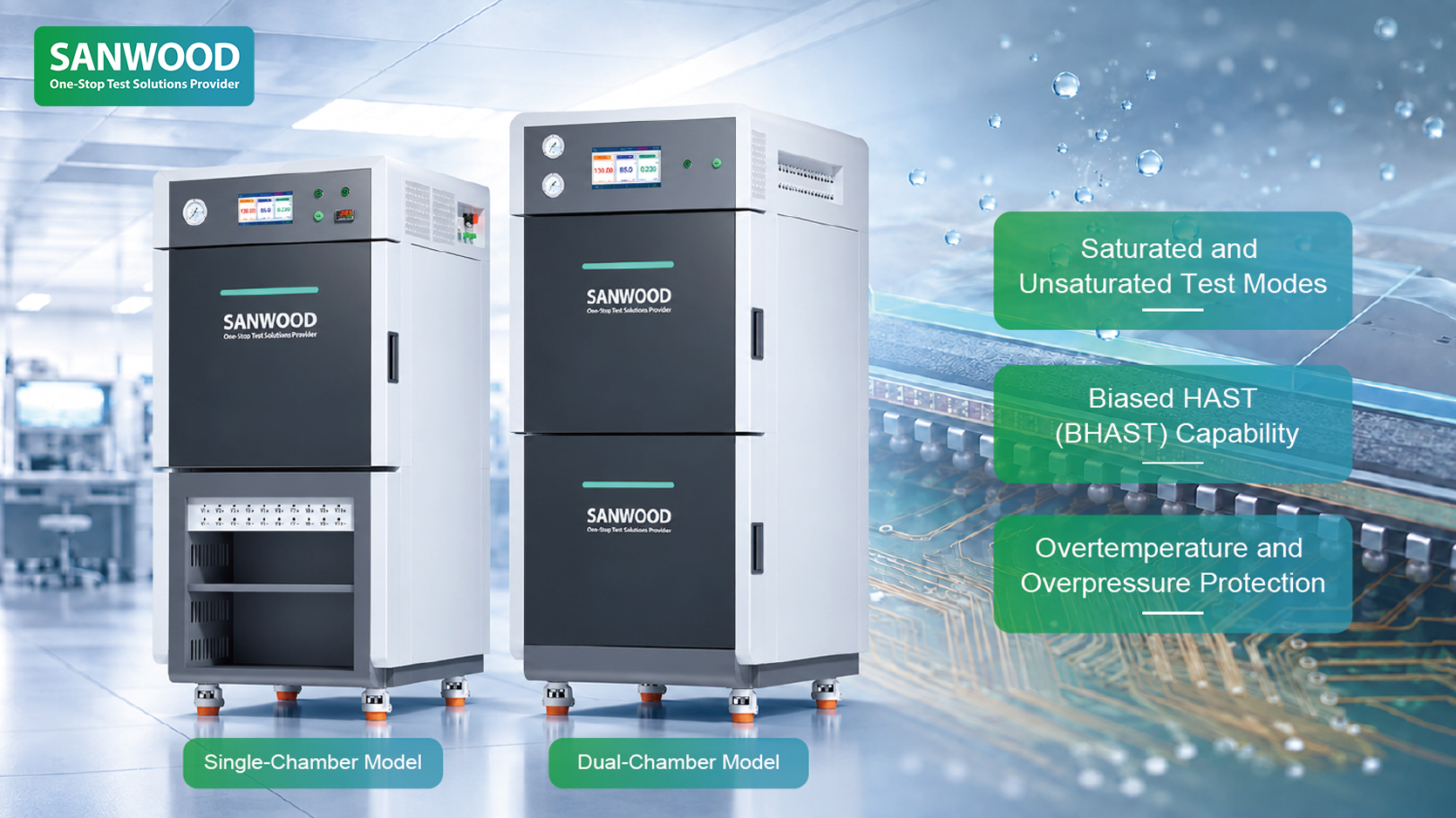HAST Test Chamber for Semiconductor Reliability